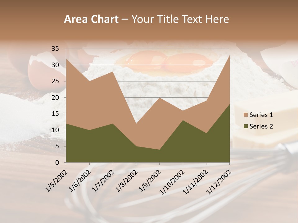 Raw Cake Baker PowerPoint Template