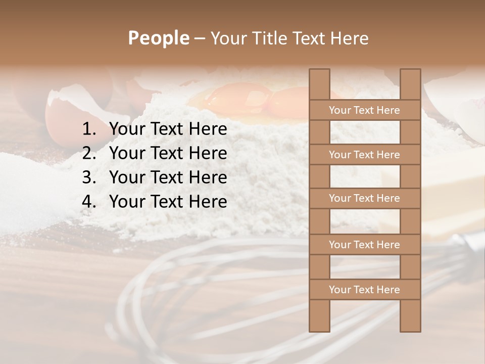 Raw Cake Baker PowerPoint Template