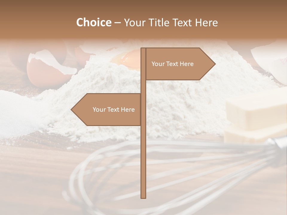 Raw Cake Baker PowerPoint Template