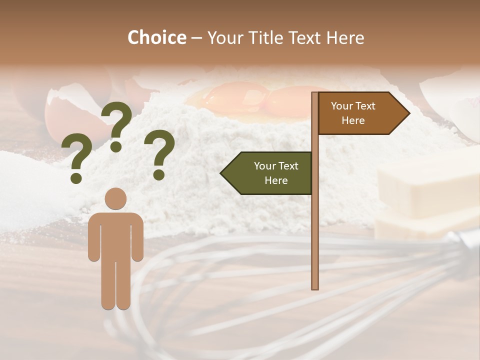Raw Cake Baker PowerPoint Template