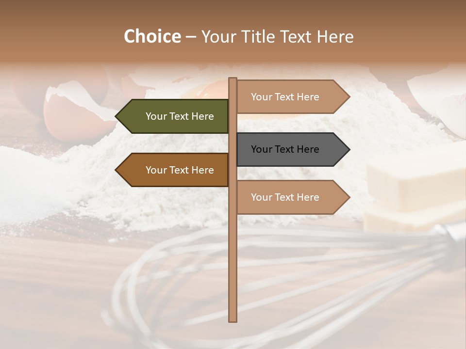 Raw Cake Baker PowerPoint Template