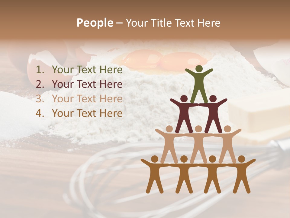 Raw Cake Baker PowerPoint Template