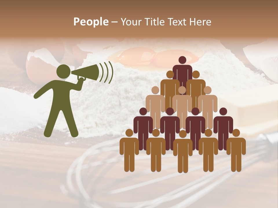 Raw Cake Baker PowerPoint Template