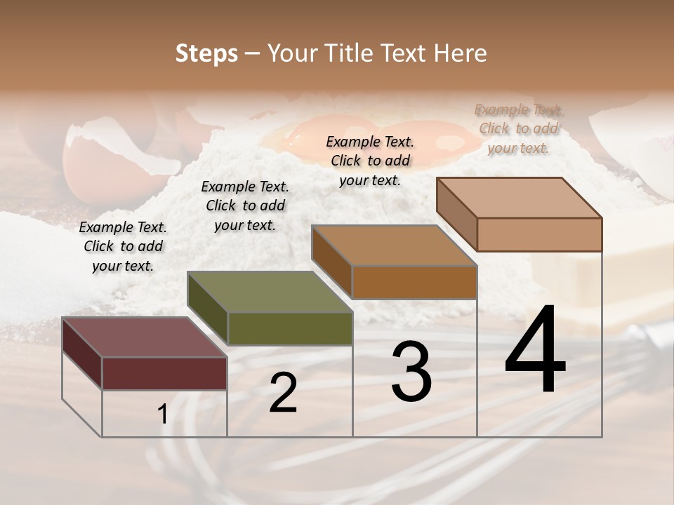 Raw Cake Baker PowerPoint Template