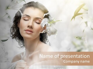 Sensuality People Dream PowerPoint Template