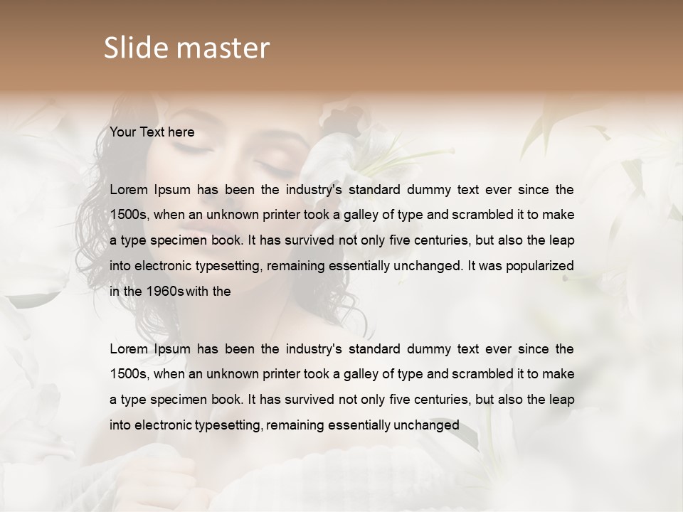 Sensuality People Dream PowerPoint Template