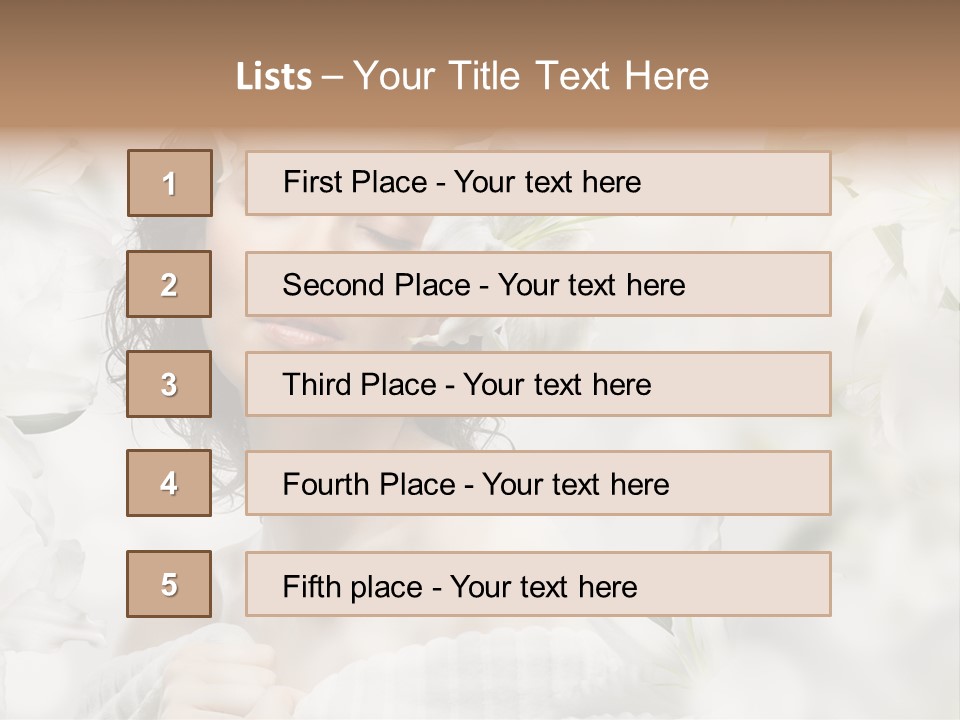 Sensuality People Dream PowerPoint Template