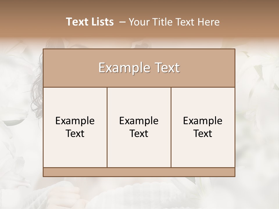 Sensuality People Dream PowerPoint Template
