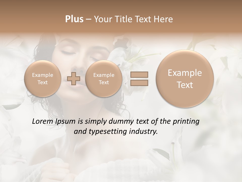 Sensuality People Dream PowerPoint Template
