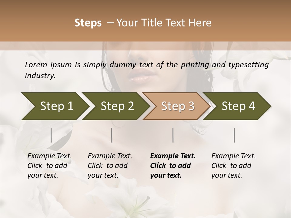 Single Summer Shoulder PowerPoint Template