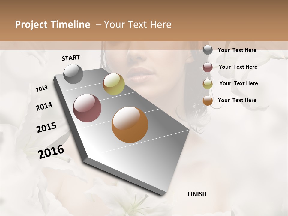Single Summer Shoulder PowerPoint Template