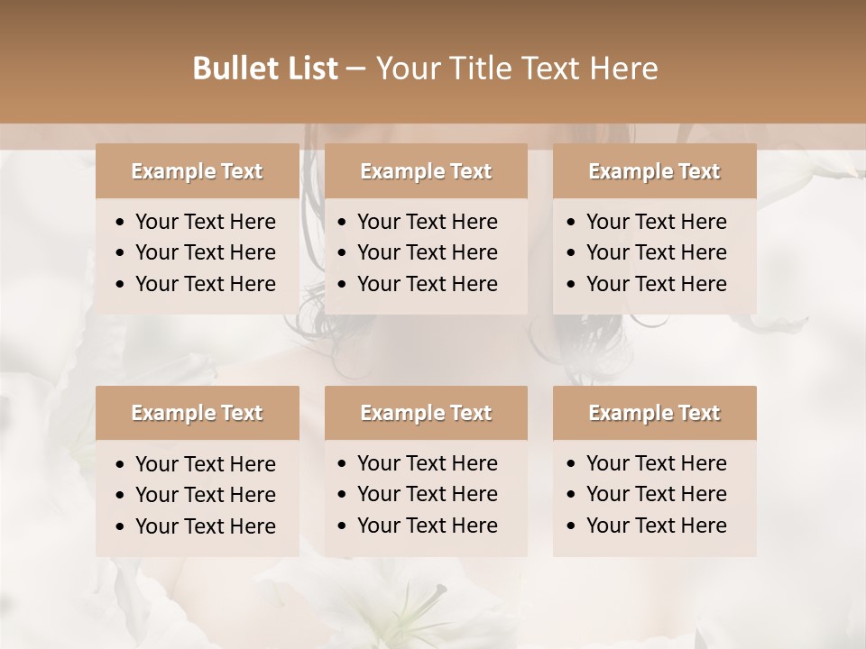 Single Summer Shoulder PowerPoint Template