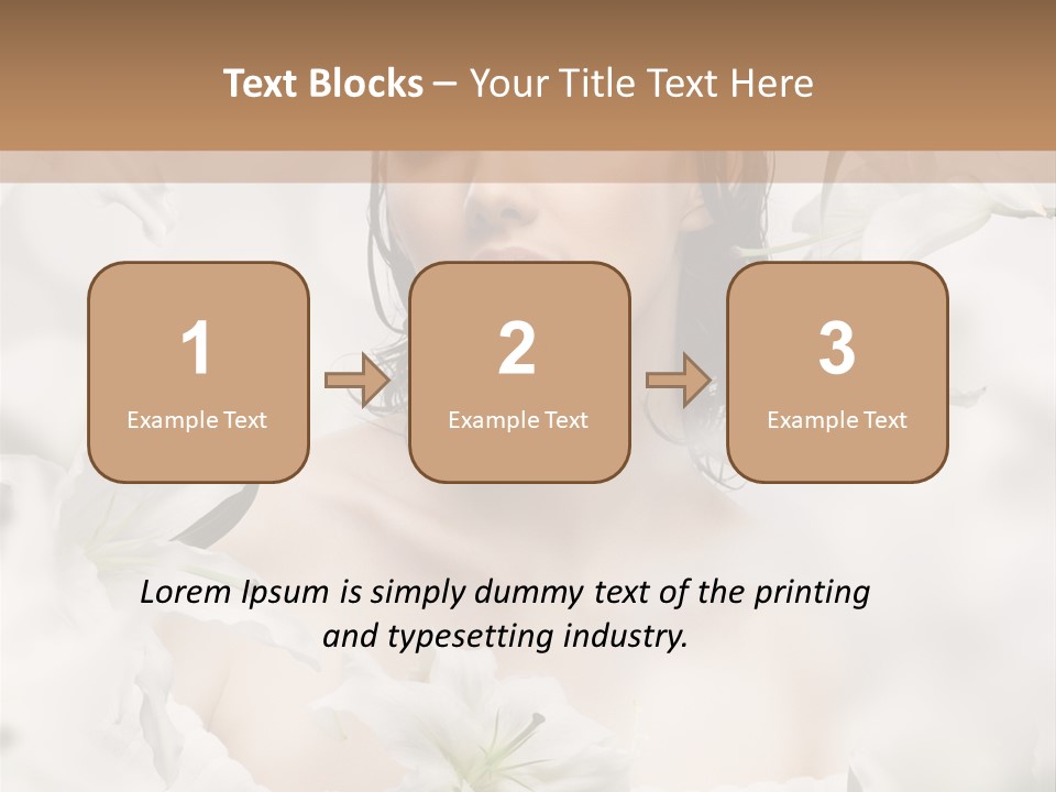 Single Summer Shoulder PowerPoint Template