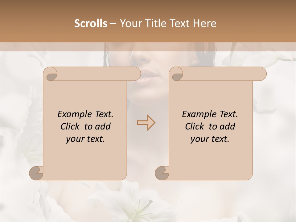 Single Summer Shoulder PowerPoint Template