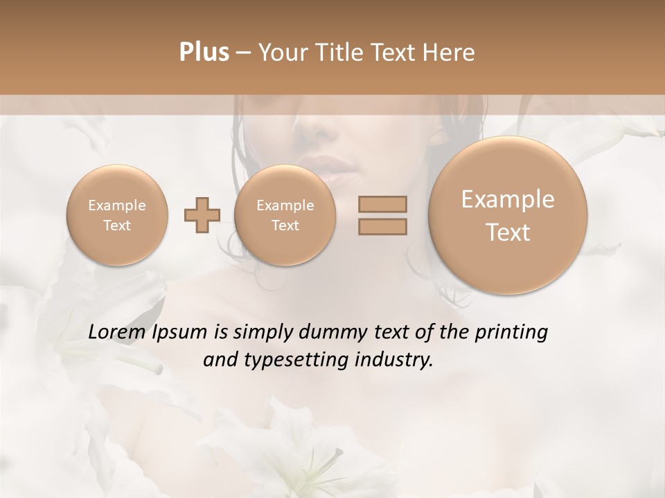 Single Summer Shoulder PowerPoint Template