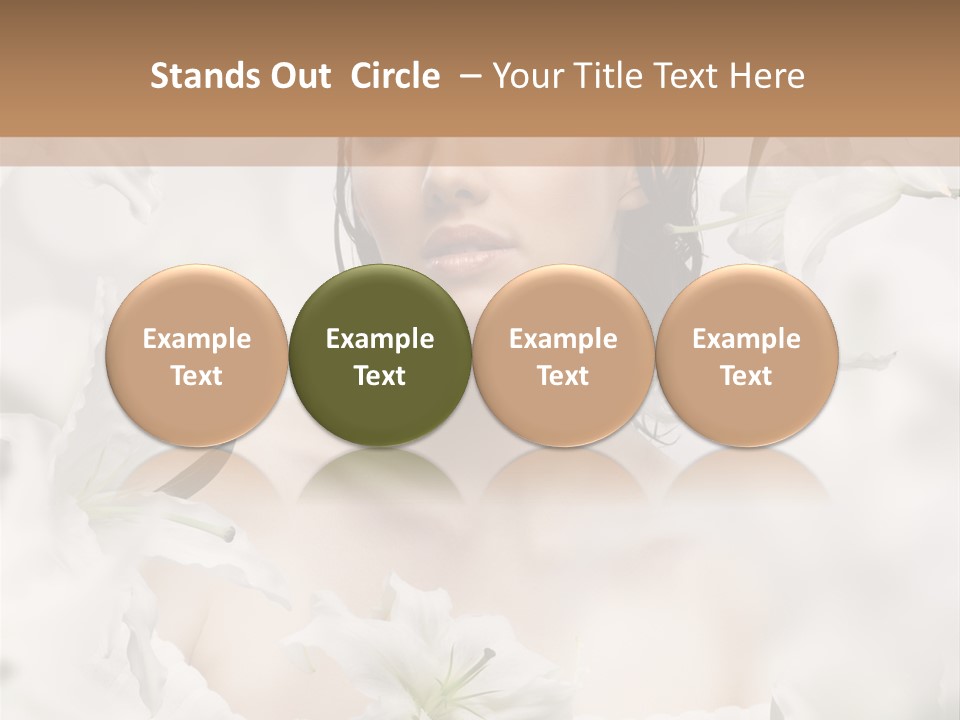 Single Summer Shoulder PowerPoint Template