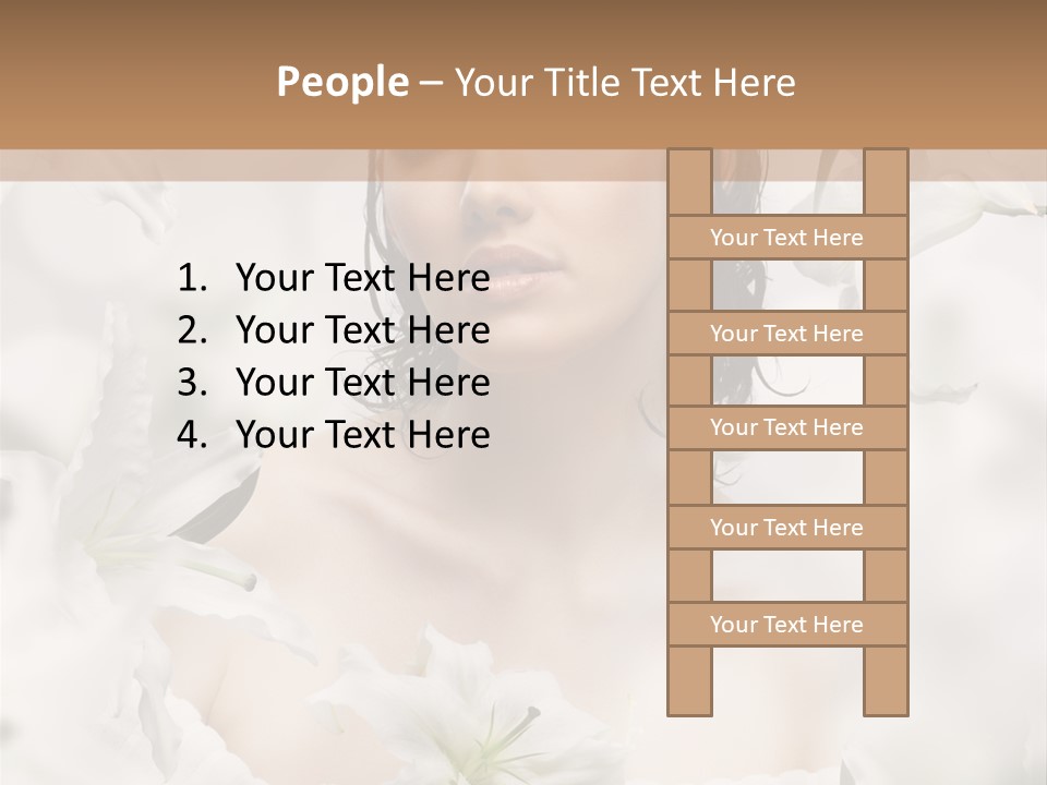 Single Summer Shoulder PowerPoint Template