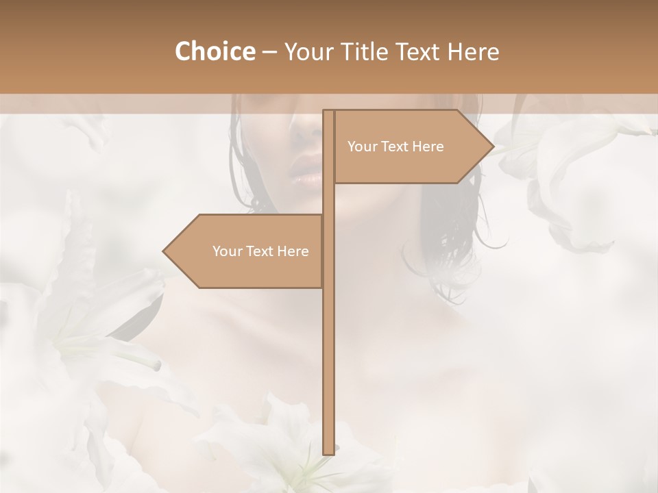 Single Summer Shoulder PowerPoint Template