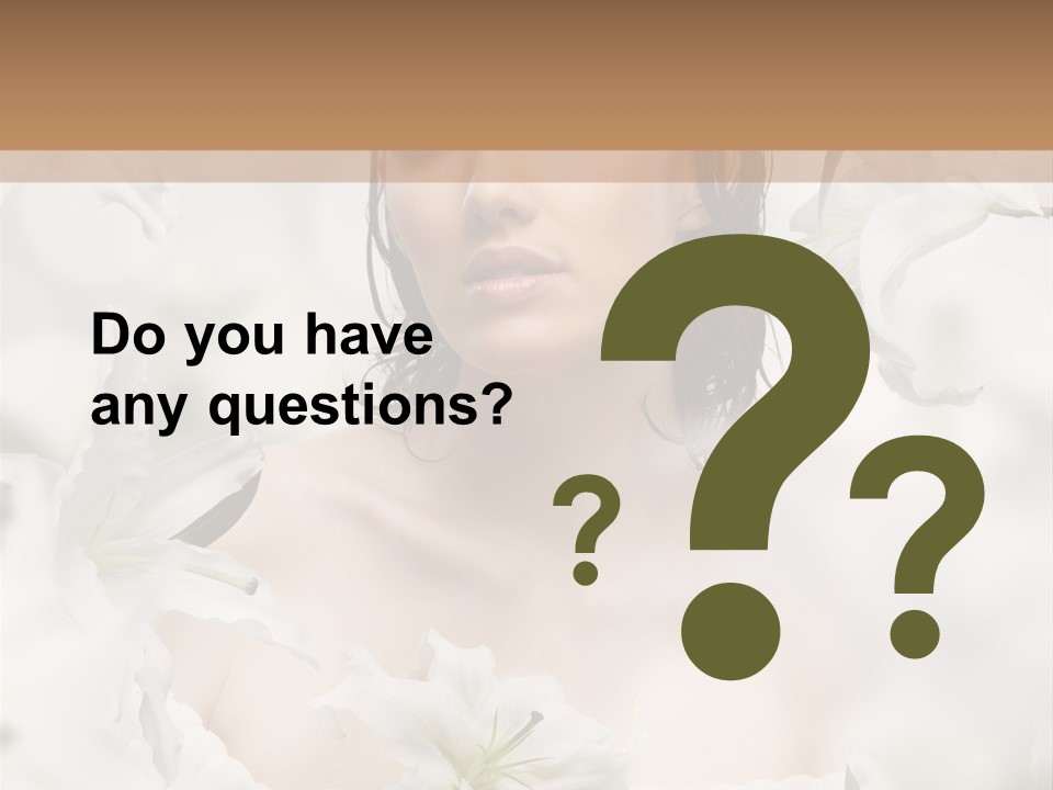 Single Summer Shoulder PowerPoint Template