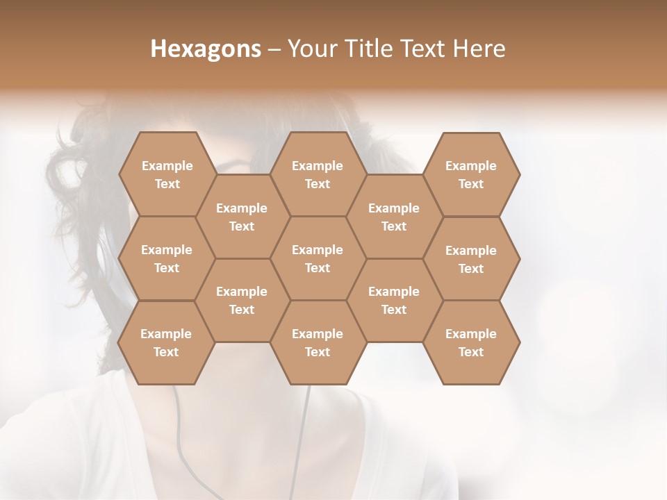 Leisure Face Music PowerPoint Template