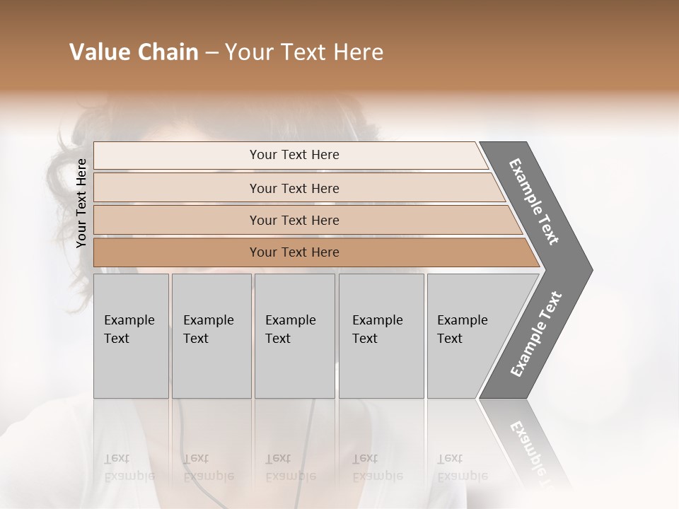 Leisure Face Music PowerPoint Template