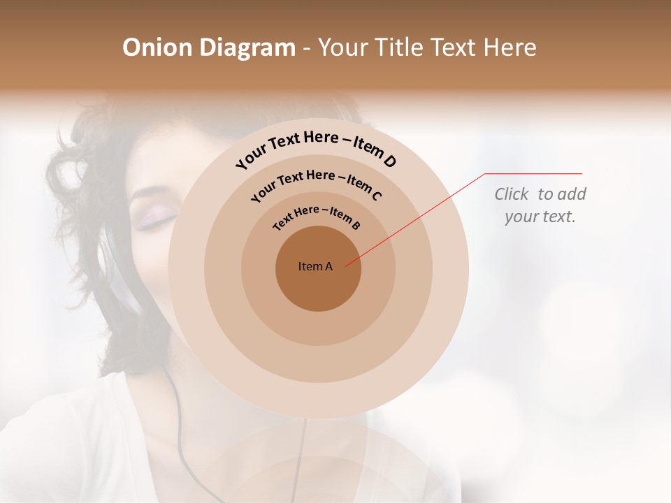 Leisure Face Music PowerPoint Template