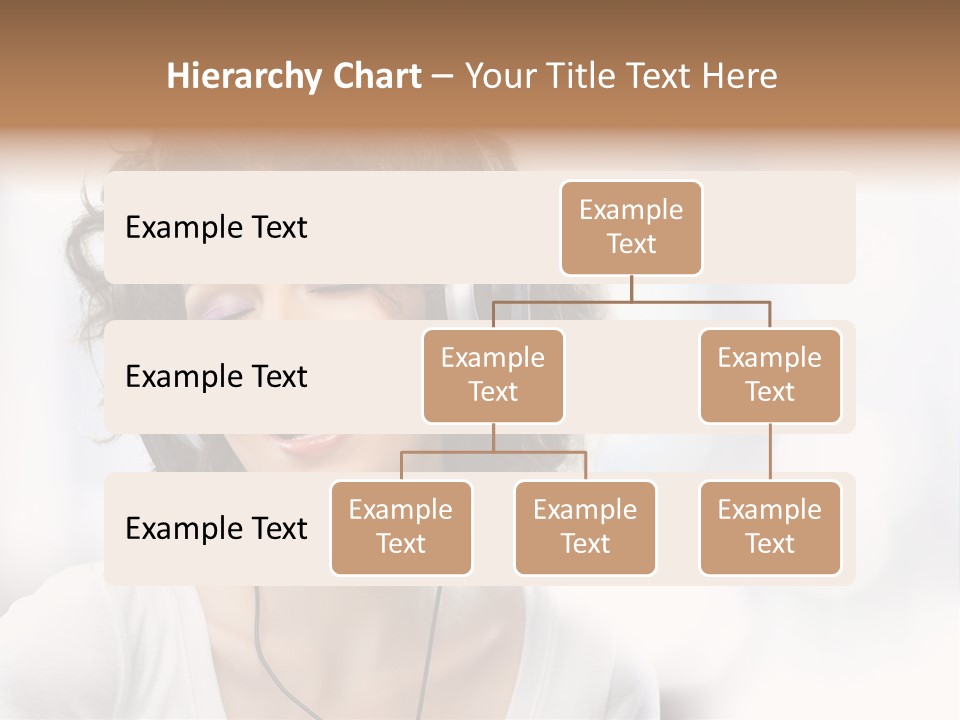 Leisure Face Music PowerPoint Template