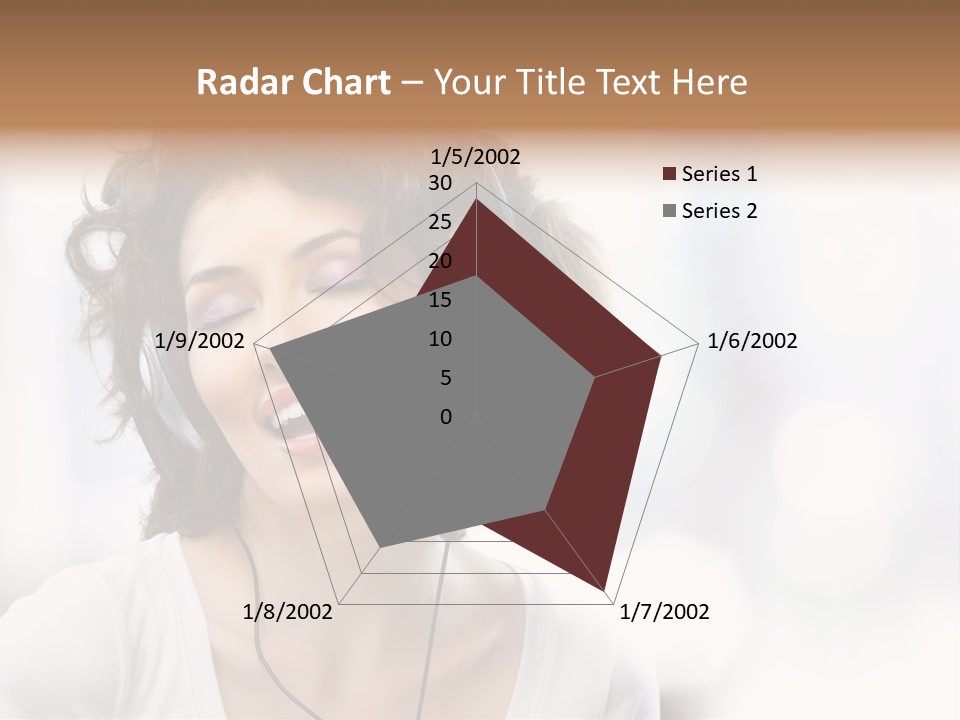 Leisure Face Music PowerPoint Template