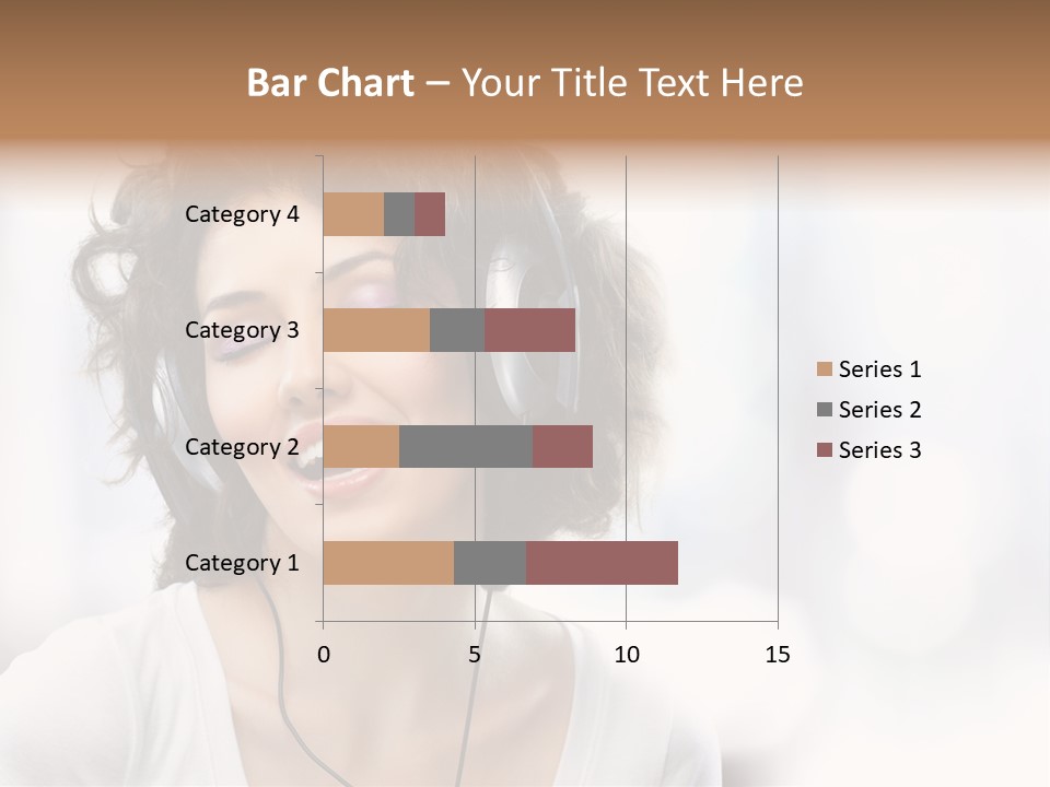 Leisure Face Music PowerPoint Template