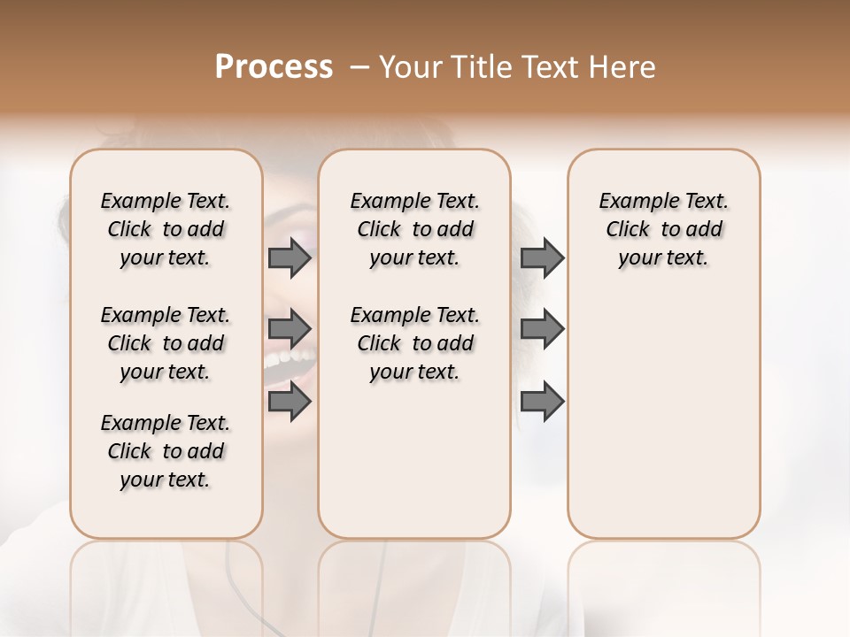 Leisure Face Music PowerPoint Template
