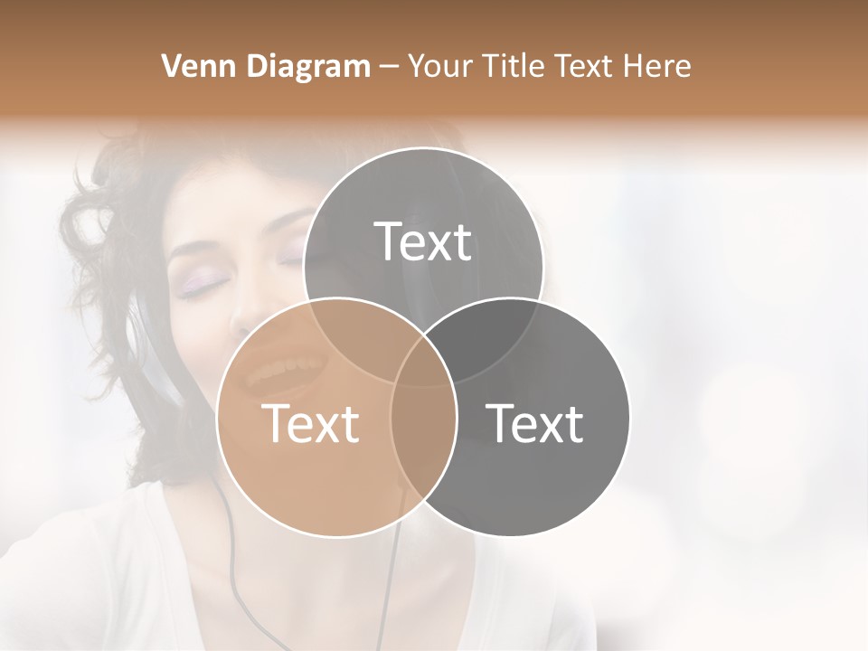 Leisure Face Music PowerPoint Template