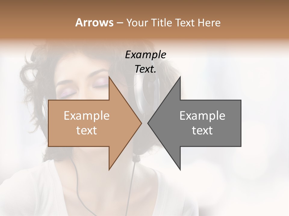 Leisure Face Music PowerPoint Template