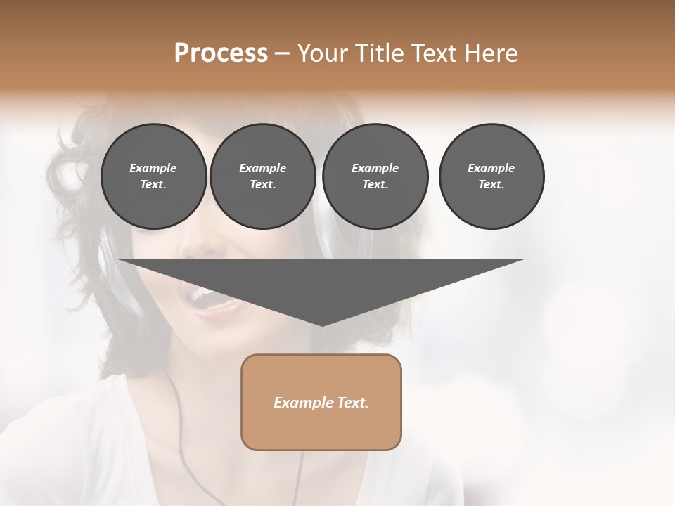 Leisure Face Music PowerPoint Template