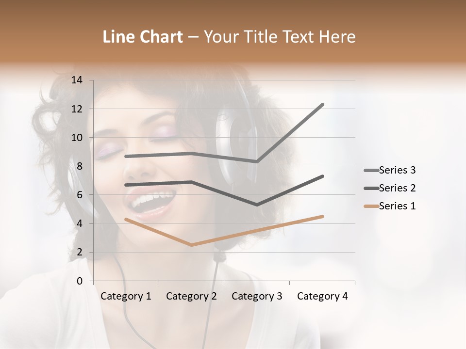 Leisure Face Music PowerPoint Template