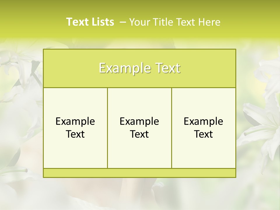 Botanical Out Carefree PowerPoint Template