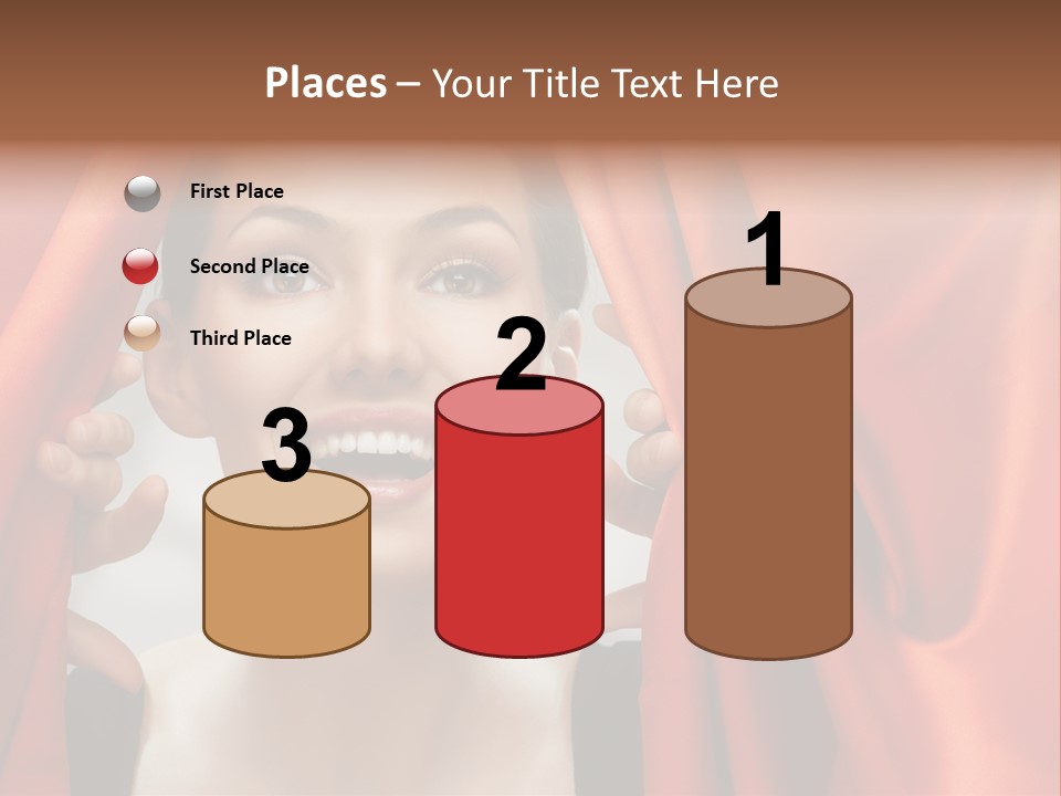 Performance Human Red PowerPoint Template