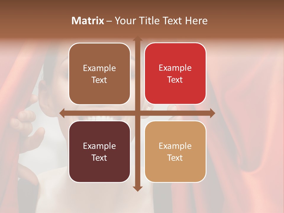 Performance Human Red PowerPoint Template