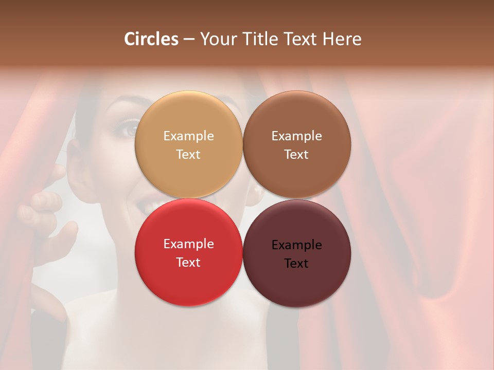Performance Human Red PowerPoint Template