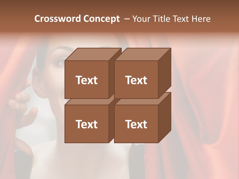 Performance Human Red PowerPoint Template