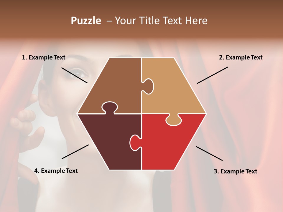 Performance Human Red PowerPoint Template