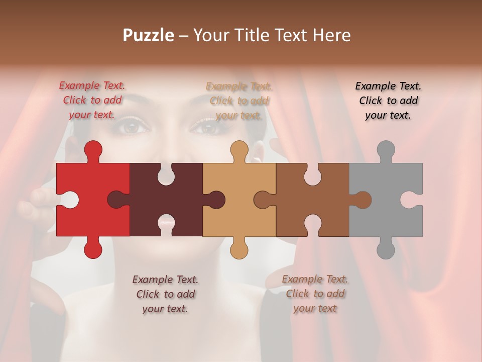 Performance Human Red PowerPoint Template