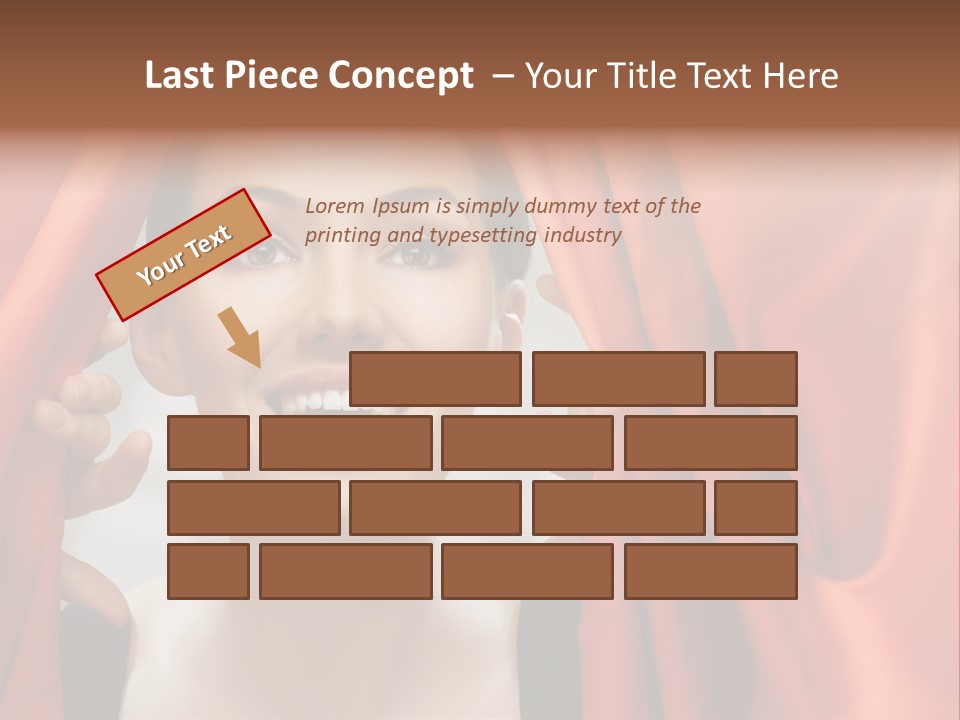 Performance Human Red PowerPoint Template