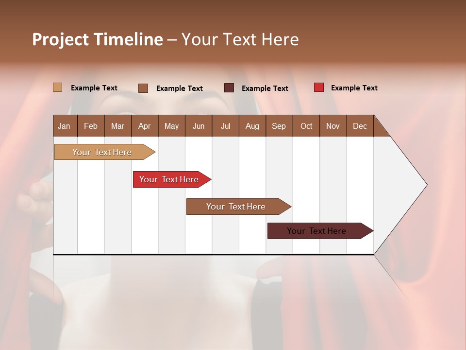Performance Human Red PowerPoint Template