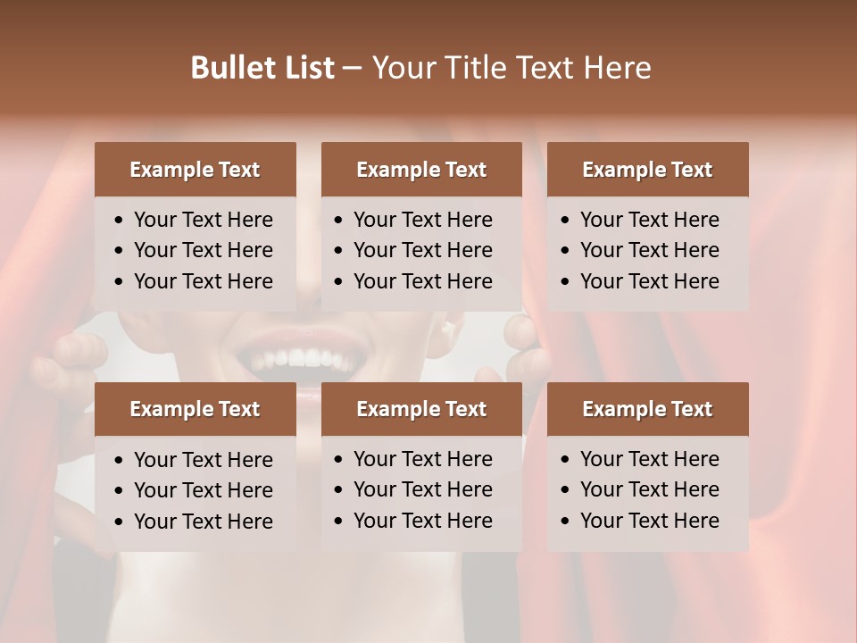 Performance Human Red PowerPoint Template