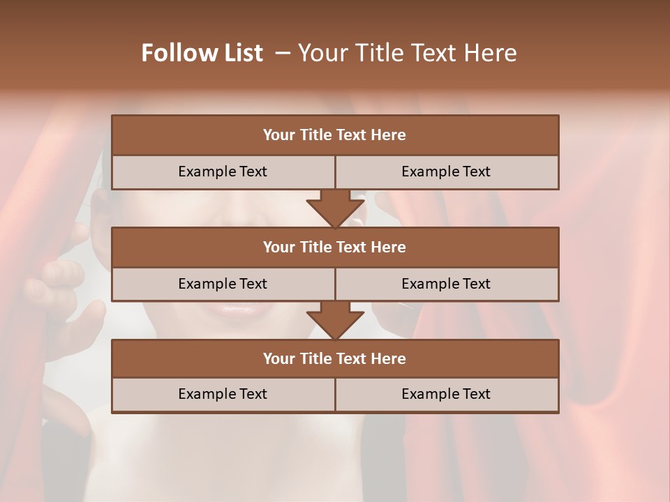 Performance Human Red PowerPoint Template