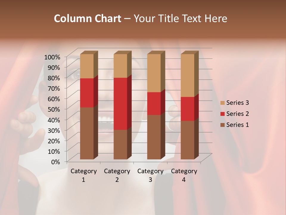 Performance Human Red PowerPoint Template