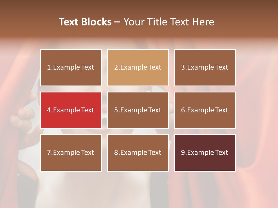 Performance Human Red PowerPoint Template