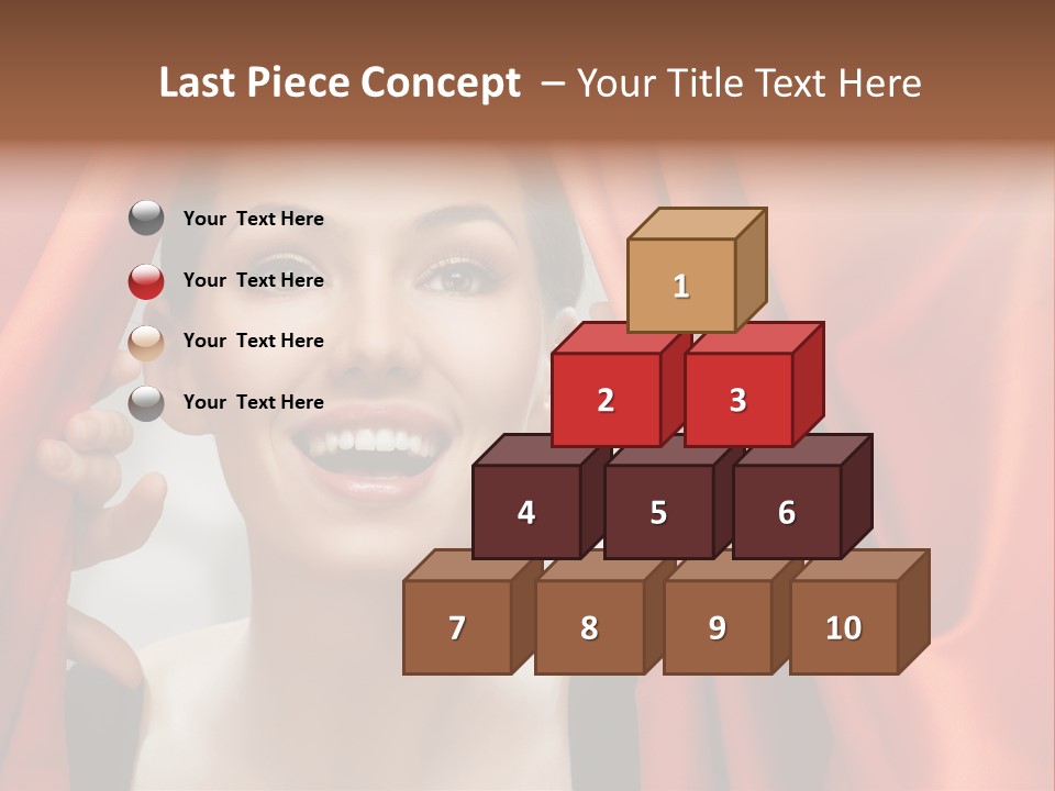 Performance Human Red PowerPoint Template