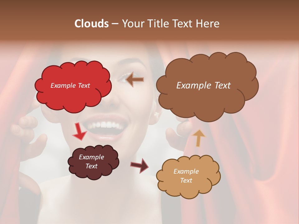 Performance Human Red PowerPoint Template