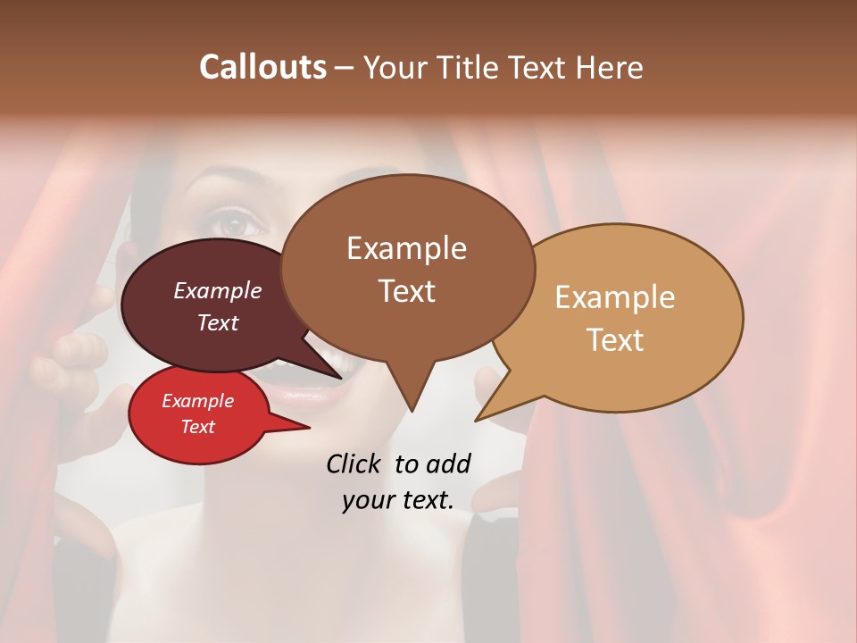 Performance Human Red PowerPoint Template
